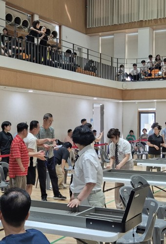 장애인슐런 경기 참여